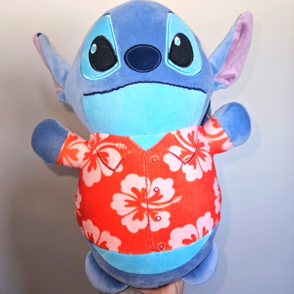 NWT Disney Stitch Hugmee with Red Hawaiian Shirt 10" Squishmallow